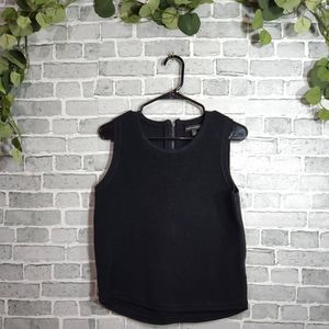 Banana Republic Black Ribbed Knit Sleeveless Top Size S